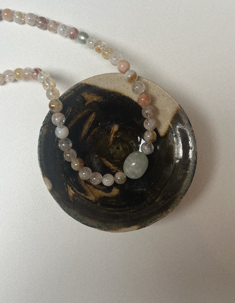 Elarion - Quartz & Beryl Necklace