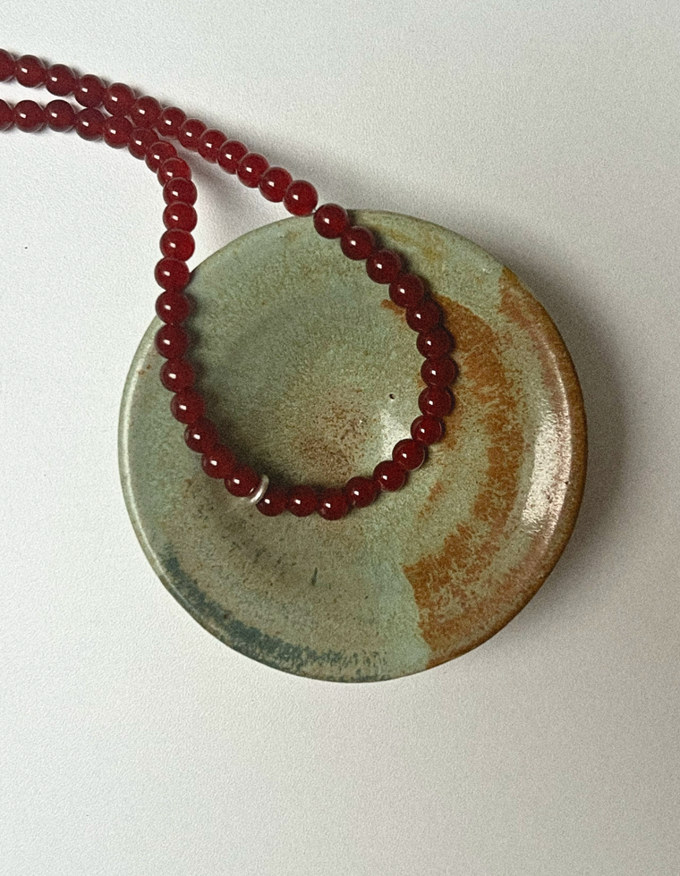 Anchor Ten - Carnelian Necklace