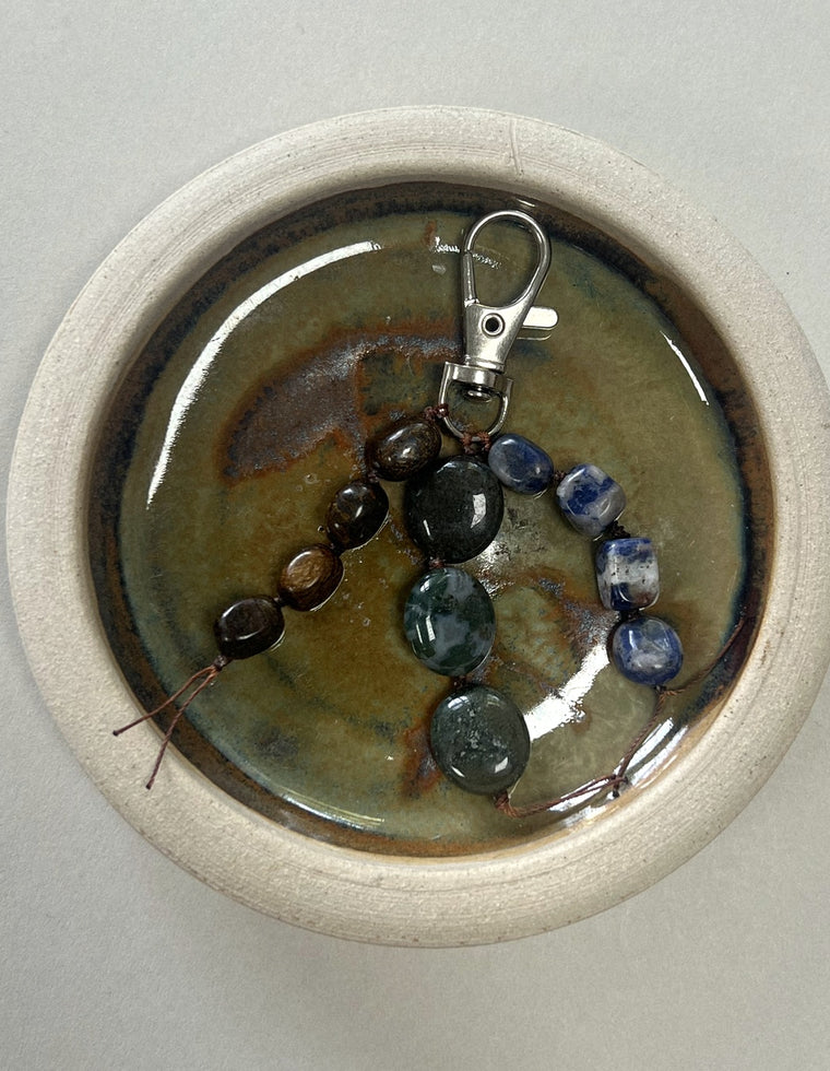 Stoned Charm - Bronzite & Ocean Jasper by Palm of Feronia, photo 2