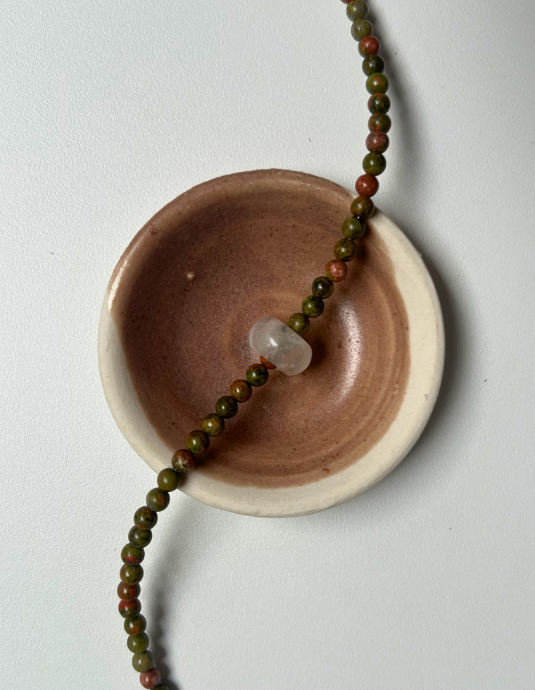 Roam 5 - Unakite Movement Necklace