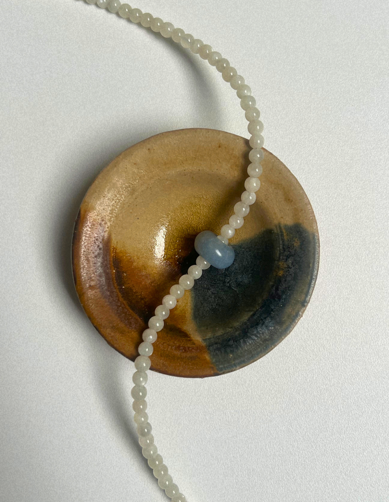 Levante 9 – Moonstone & Blue Aventurine Movement Necklace