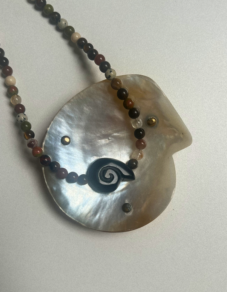 Trove 29 - Found Mix Whorl Necklace
