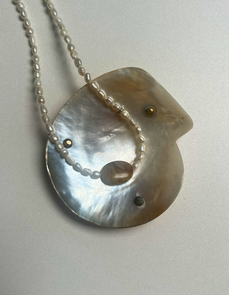 Trove 3 - Pearl & Jade Necklace