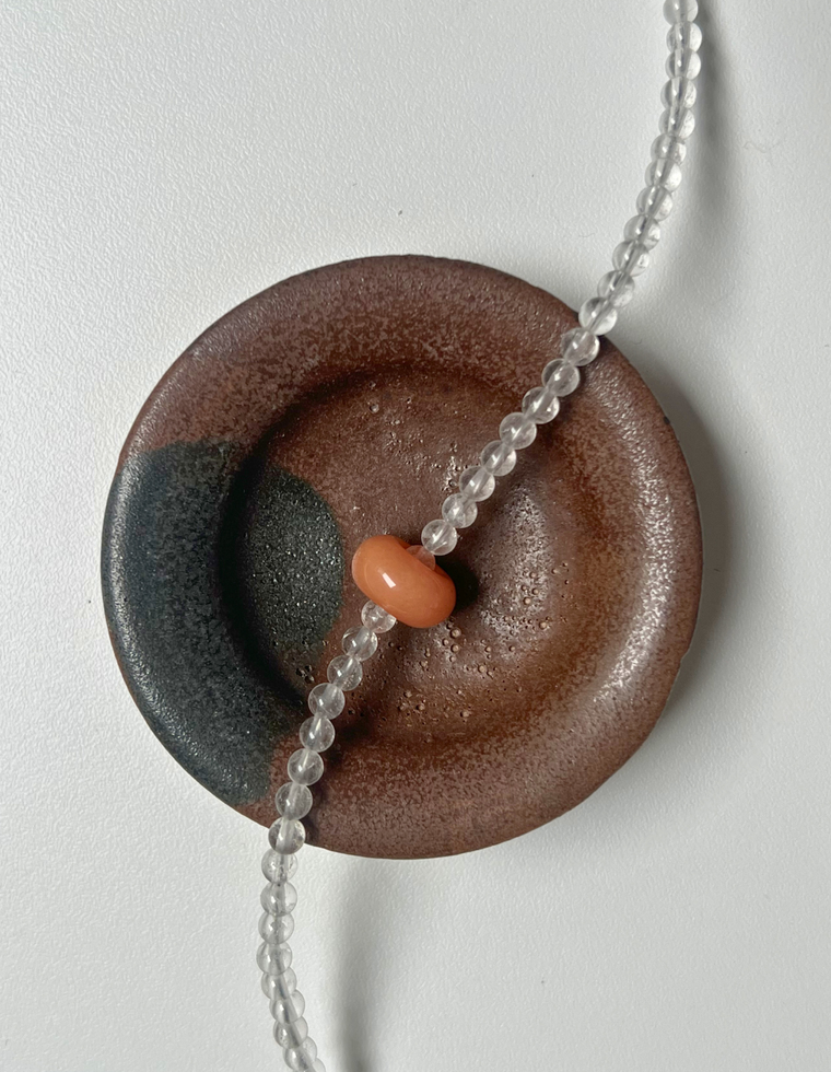 Roam 2 - Clear Quartz Movement Necklace