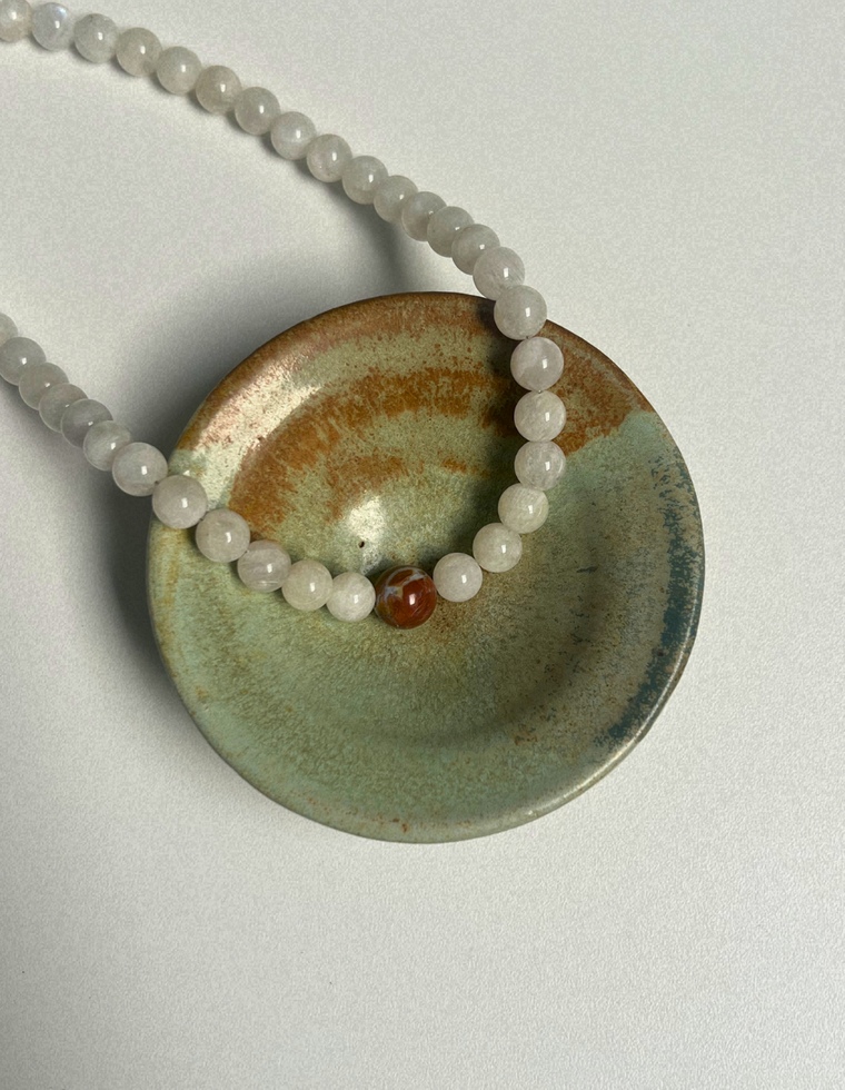 Counter 18 - Moonstone & Opal Necklace
