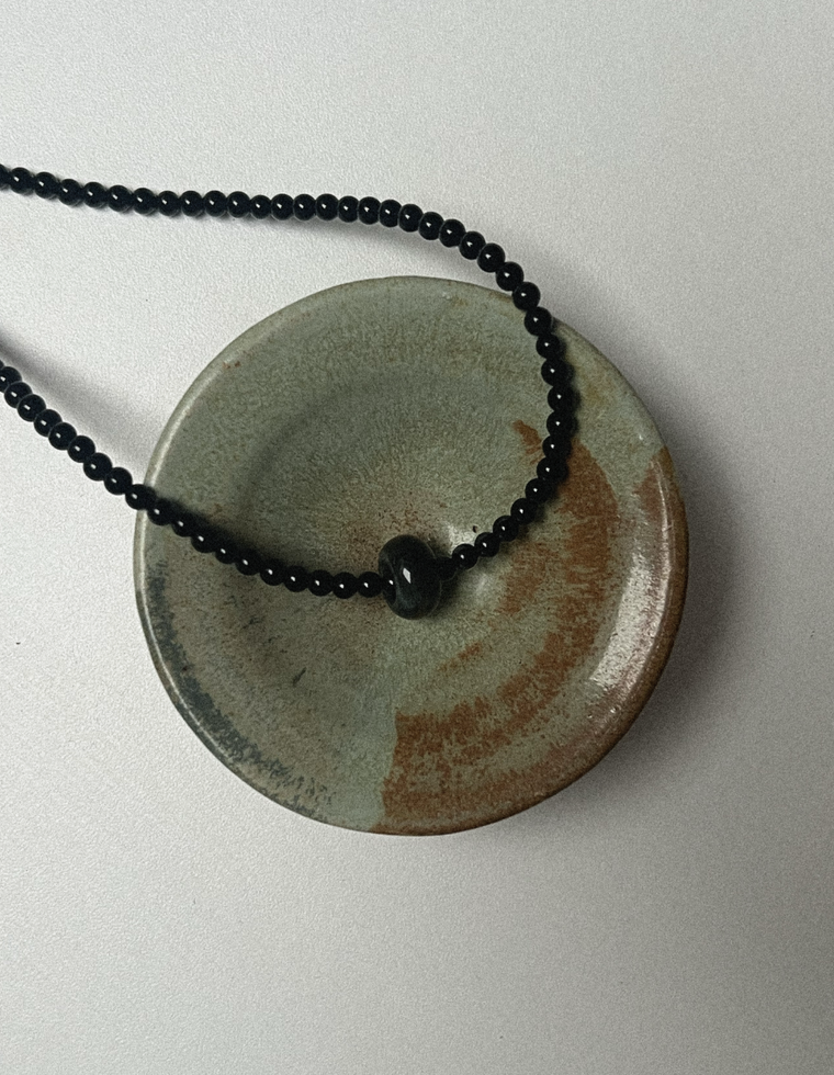 Unfurl 18 - Onyx & Tiger Eye Necklace