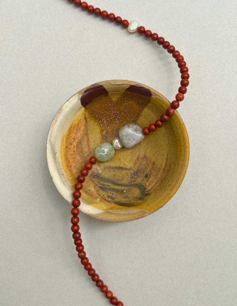Collected 4 – Red Jasper & Exotica Jasper Necklace