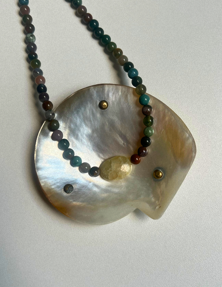 Commonplace 30 – Indian Agate & Jade Necklace