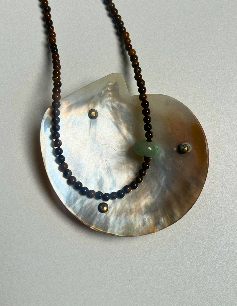 Idle Hands 13 - Tiger Eye Movement Necklace