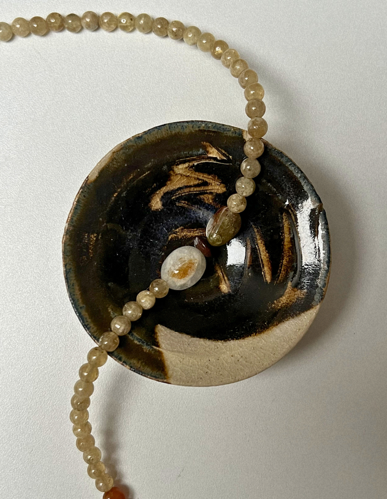 Solar 7 - Yellow Garnet & Beryl Necklace