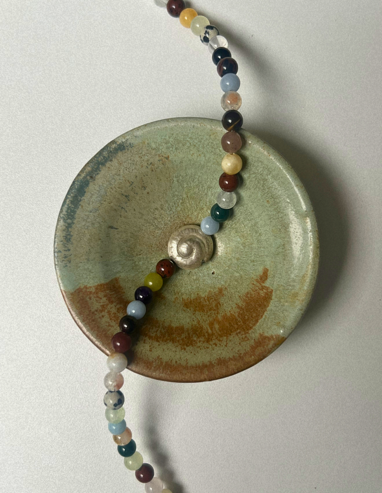 Renewal 11 - Found Mix Spiral Necklace