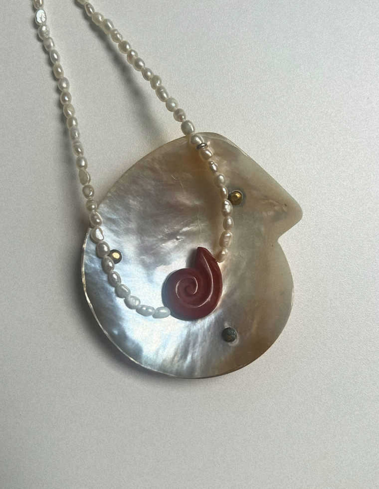 Trove 4 - Pearl Whorl Necklace