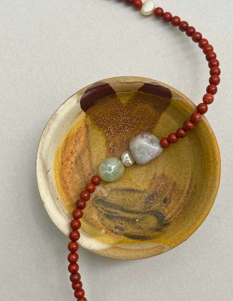 Collected 4 – Red Jasper & Exotica Jasper Necklace