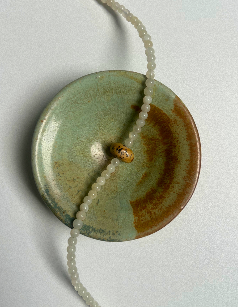 Levante 11 – Moonstone & Picture Jasper Movement Necklace