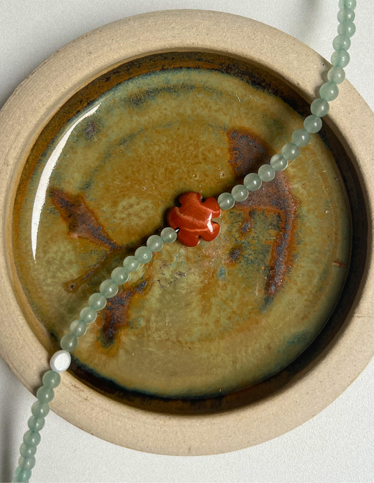 Grove 16 - Aventurine Fleur Anklet
