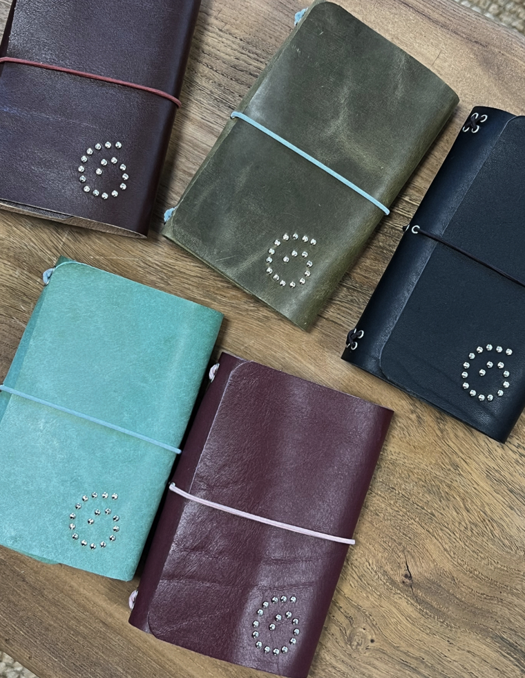 Oxblood Spiral Field Journal