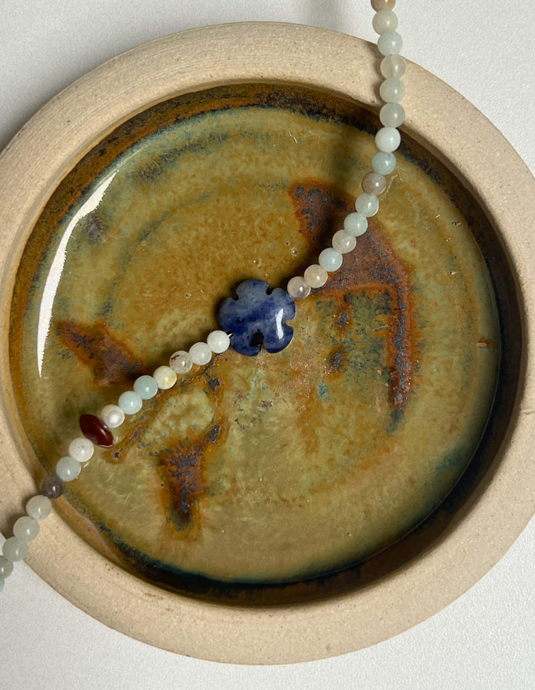 Grove 14 - Flower Amazonite Fleur Anklet