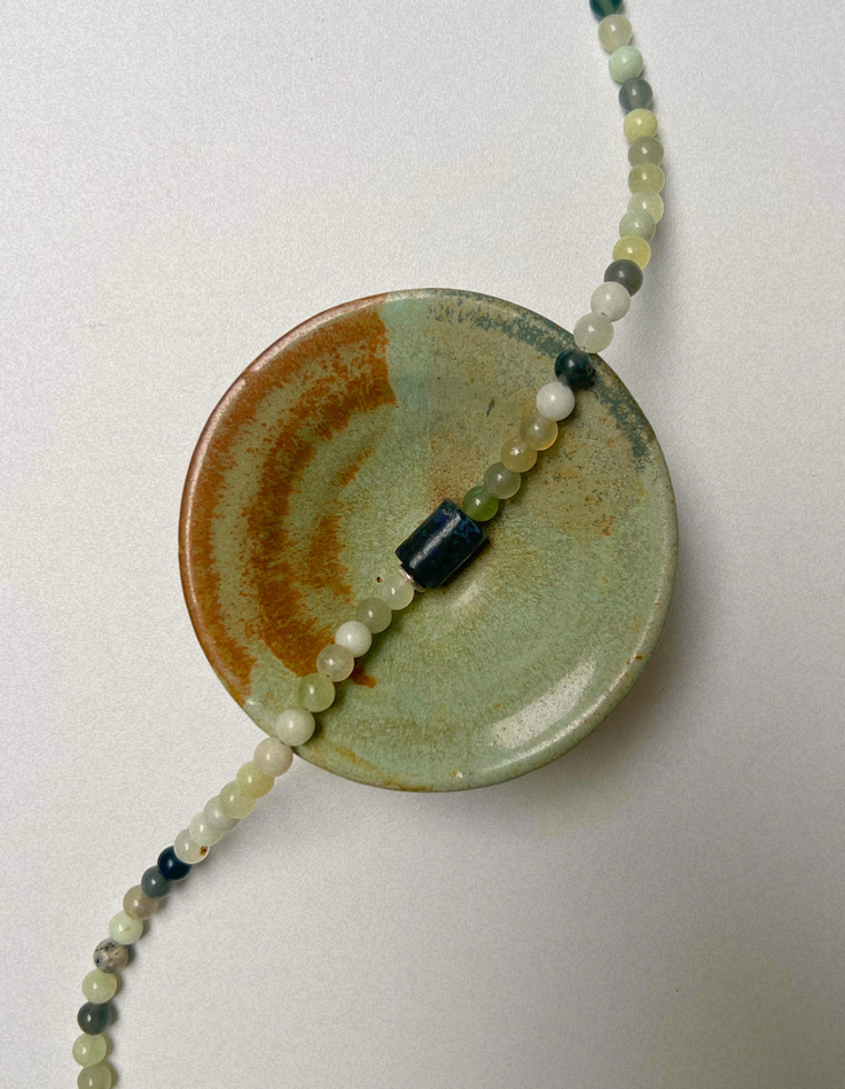 Light Forms 13 - Jade & Sodalite Necklace