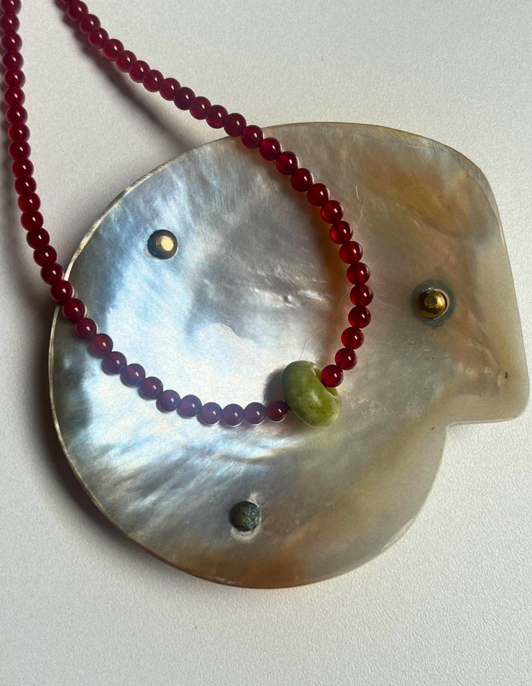 Idle Hands 18 - Carnelian Movement Necklace