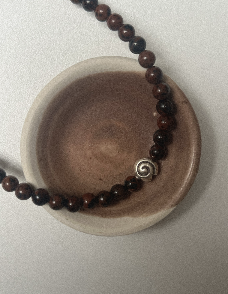 Vaedra - Mahogany Obsidian Necklace