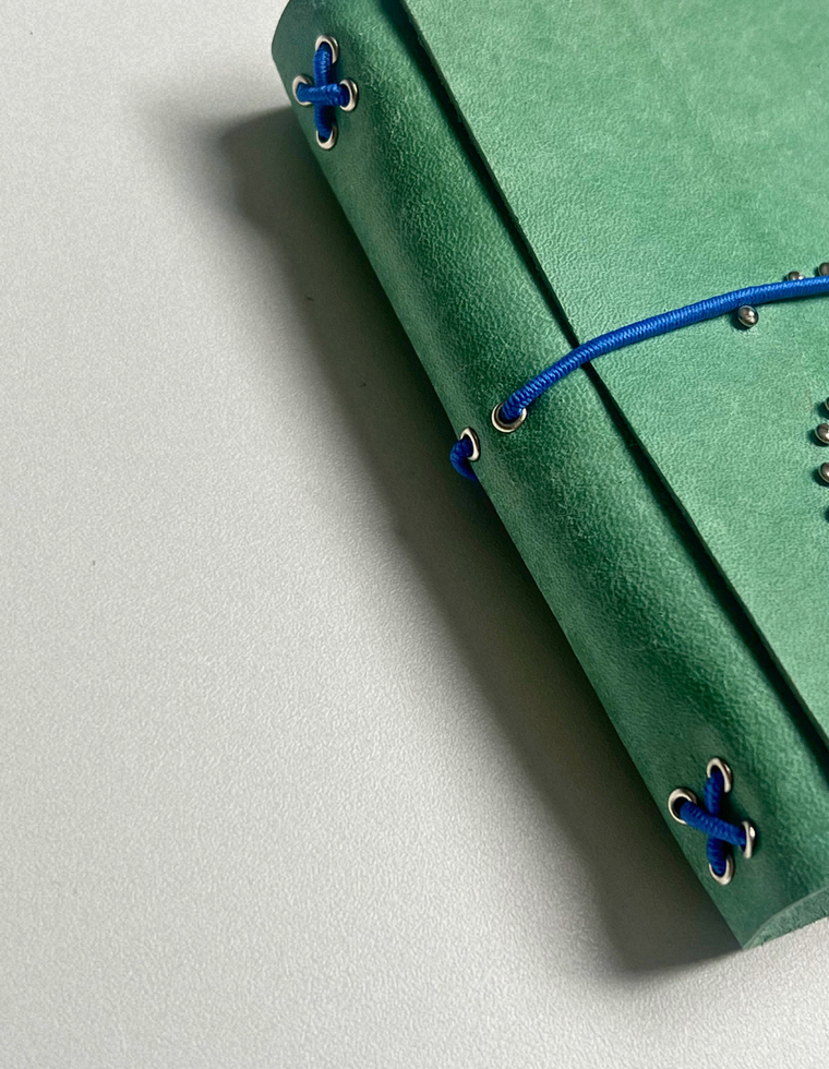 The Spiral Field Journal – Patina Blue