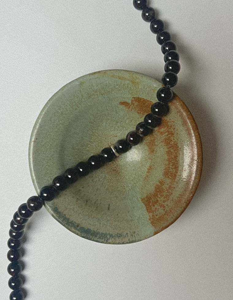 Anchor Five - Garnet Necklace