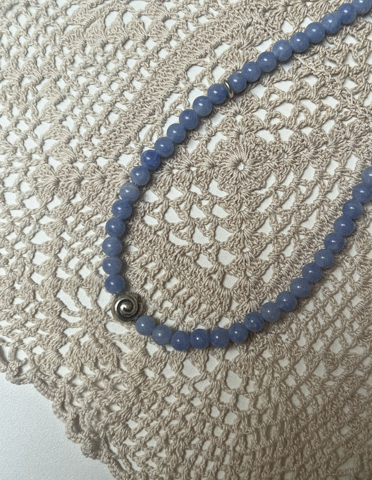 Orthaea - Blue Lace Agate Necklace