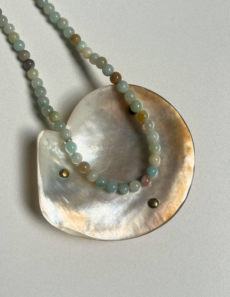 Fresco 11 - Flower Amazonite Necklace