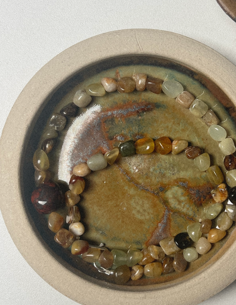 Ferali - Jade & Red Jasper Necklace