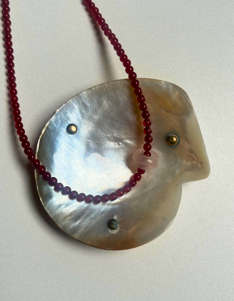 Idle Hands 20 - Carnelian Movement Necklace