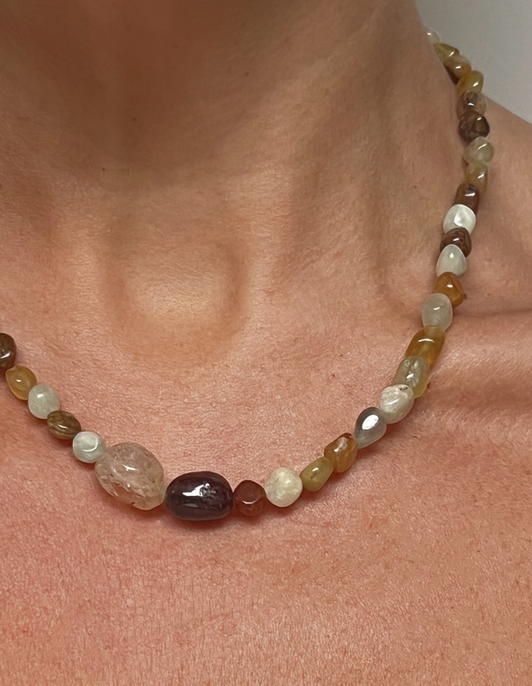 Auralithen - Jade & Citrine Necklace