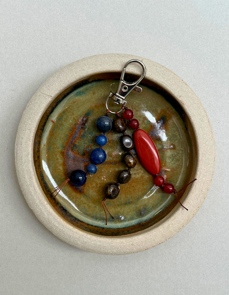 Stoned Charm - Lapis Lazuli & Sodalite