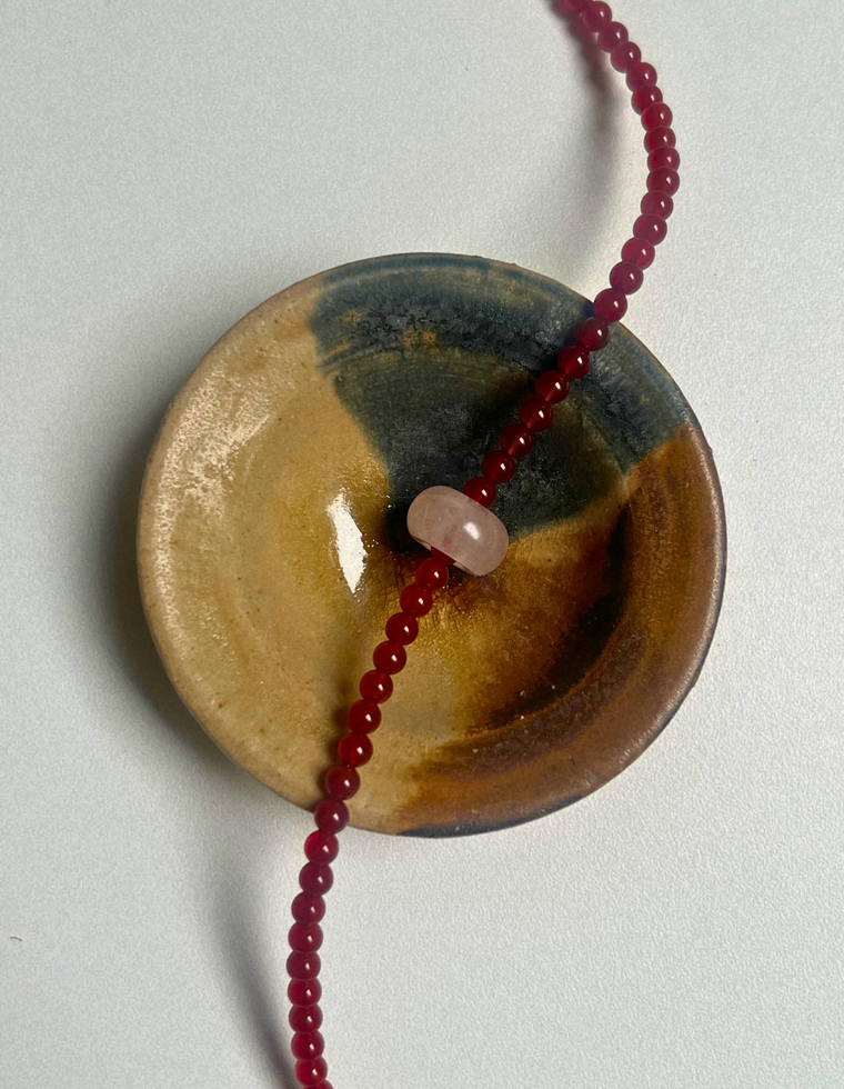 Idle Hands 20 - Carnelian Movement Necklace