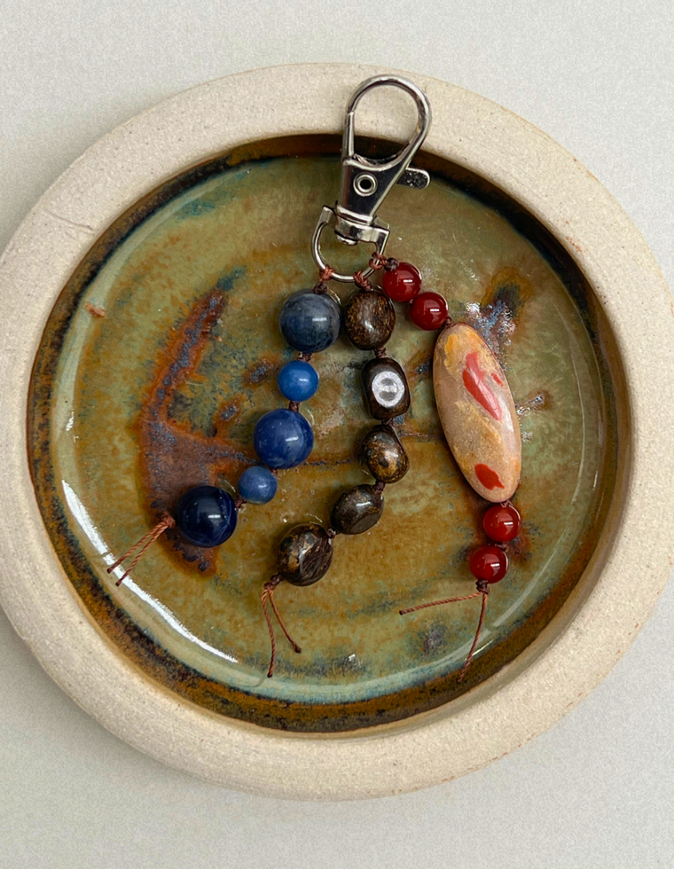 Stoned Charm - Lapis Lazuli & Sodalite