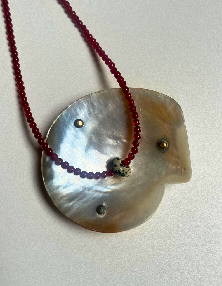 Idle Hands 19 - Carnelian Movement Necklace