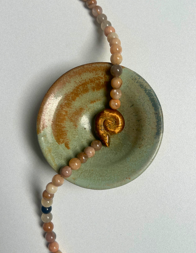 Levante 17 – Sunstone Whorl Necklace