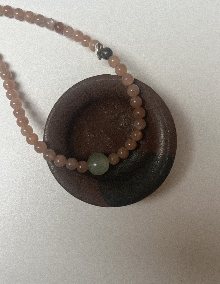 Astreth - Sunstone & Aventurine Necklace