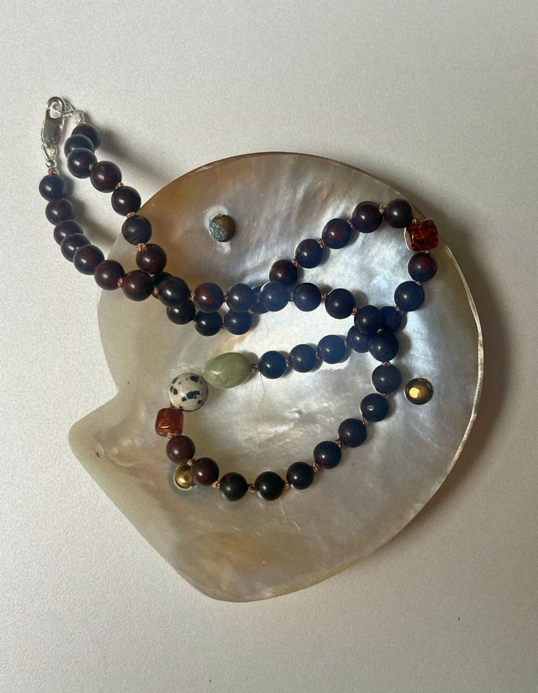 Groundwork 10 - Bloodstone Fine Heirloom Necklace