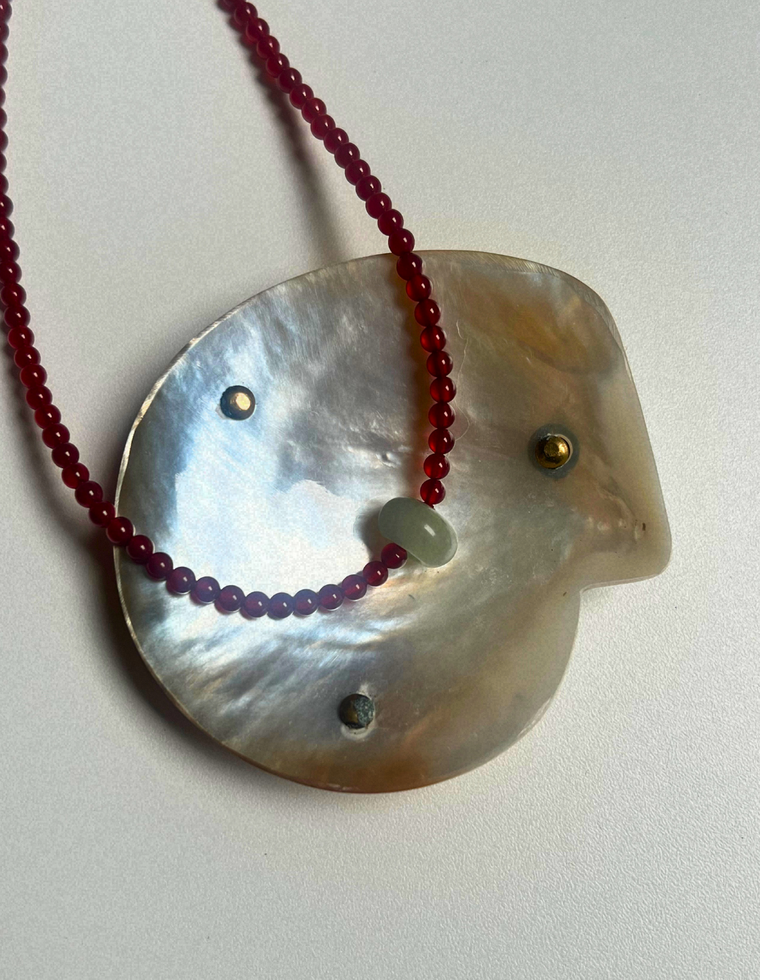 Idle Hands 21 - Carnelian Movement Necklace