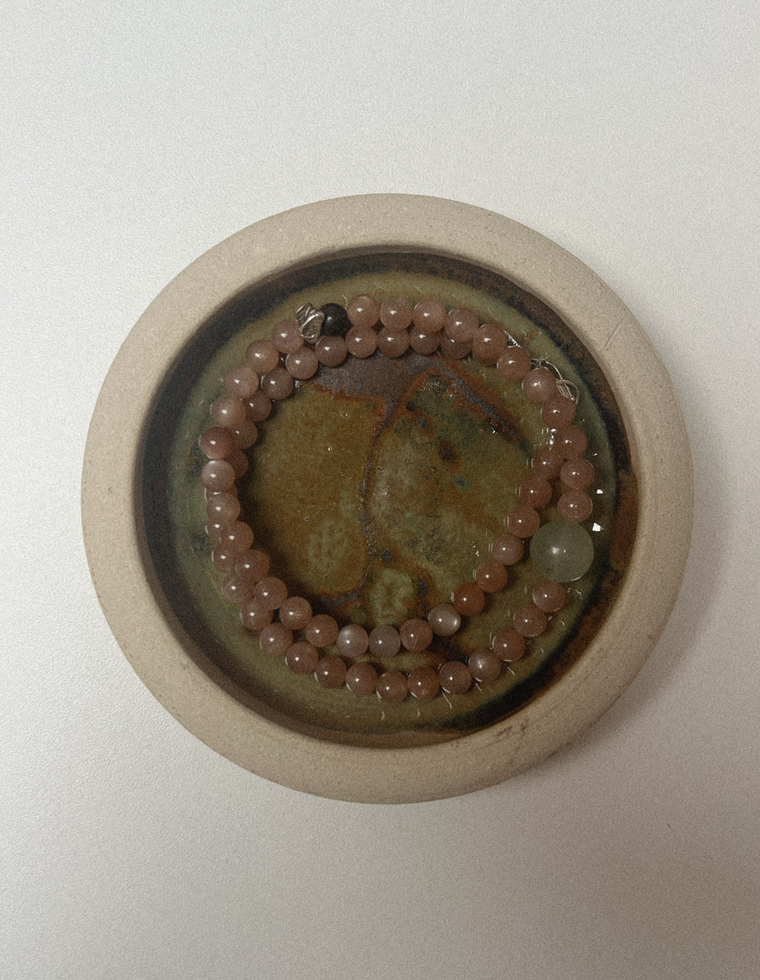 Astreth - Sunstone & Aventurine Necklace