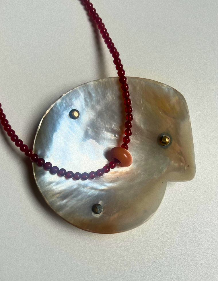 Idle Hands 22 - Carnelian Movement Necklace