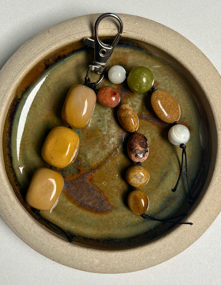 Stoned Charm – Mookaite Jasper & Moonstone