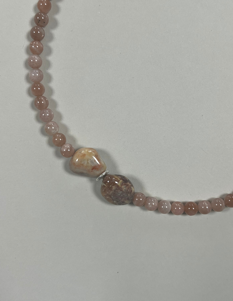 Soraya - Sunstone & Jasper Necklace