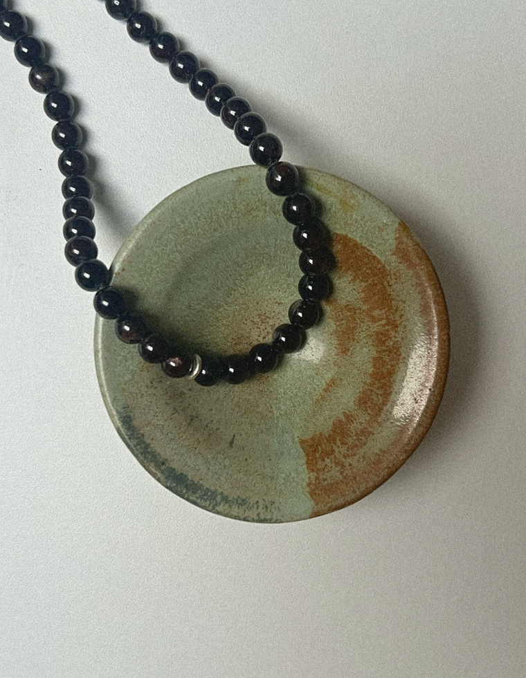 Anchor Five - Garnet Necklace