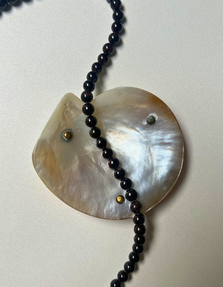 Element 5 - Garnet Necklace