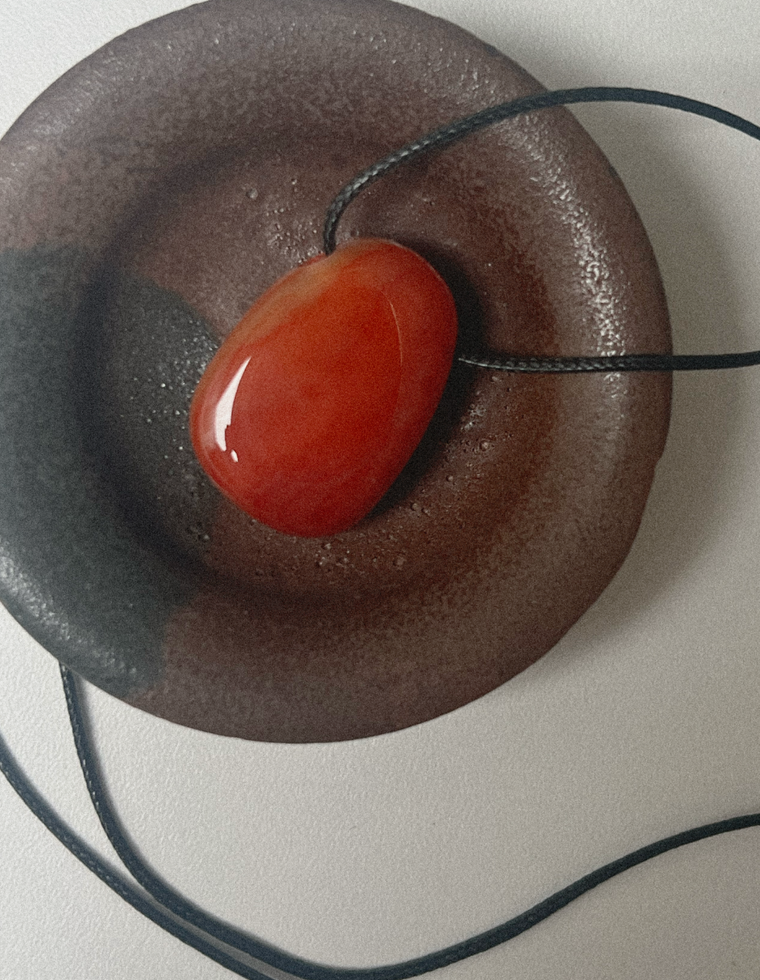 Solari - Carnelian Forma Pendant