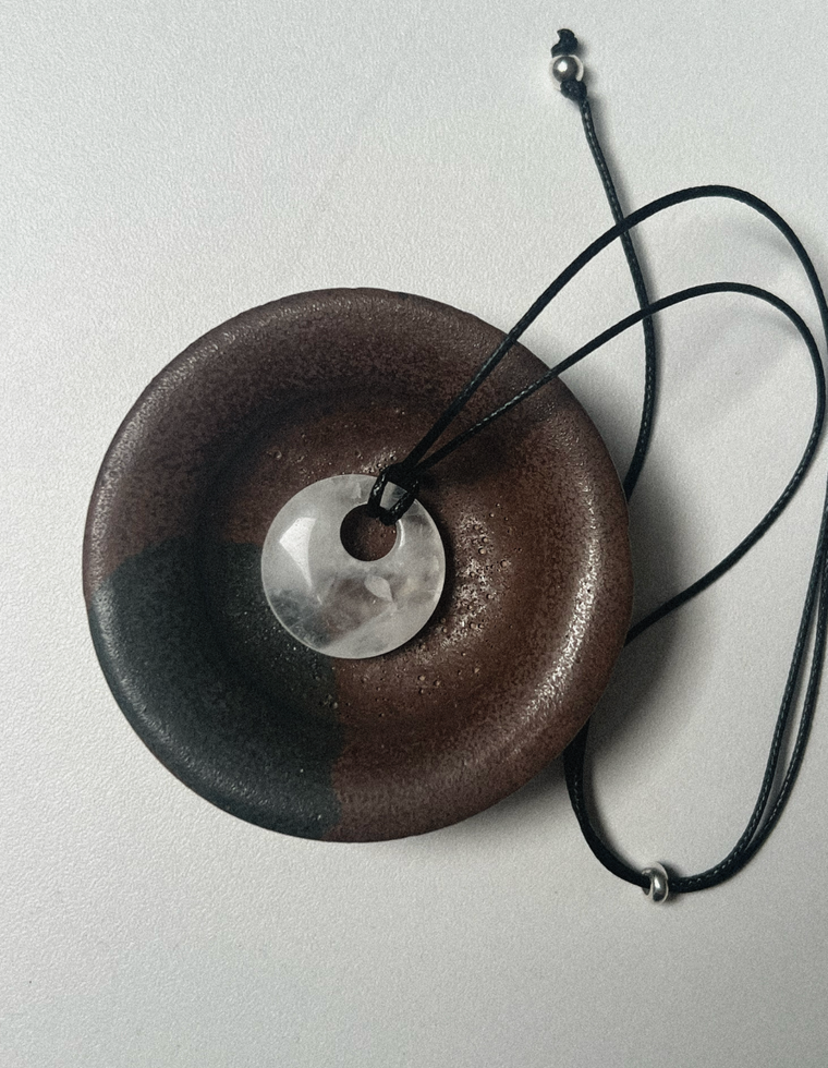 Silma - Clear Quartz Circa Pendant