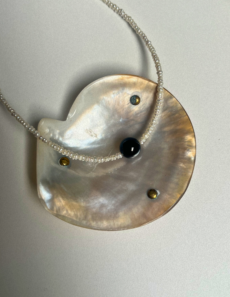 Counter 7 - Pearl & Onyx Necklace