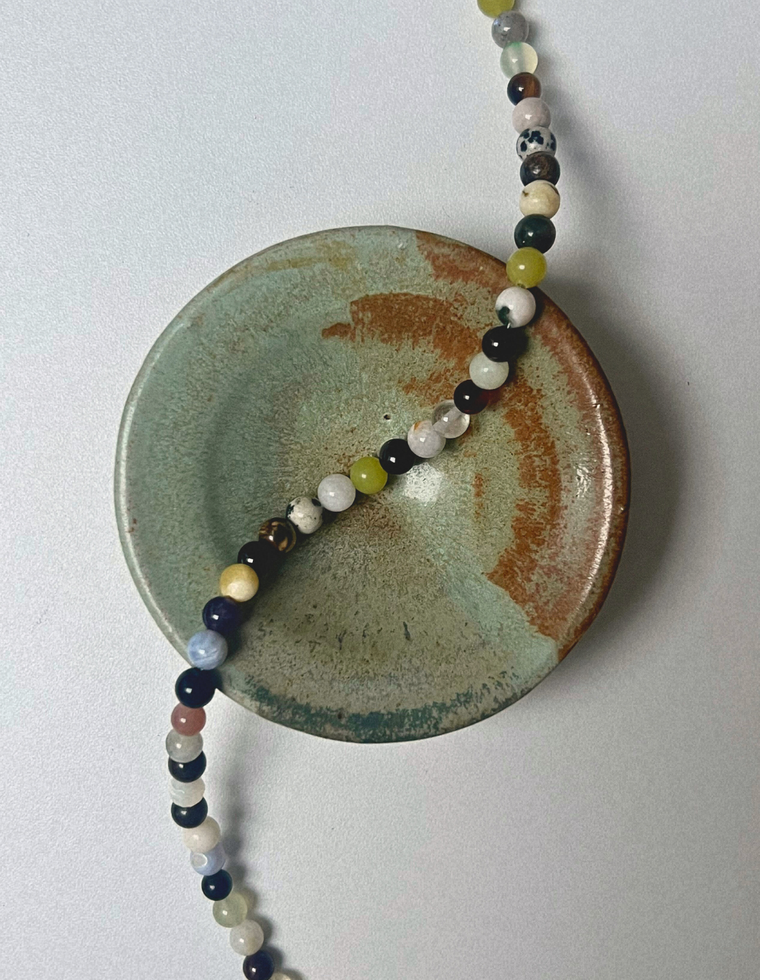 Gathered 13 - Found Mix Long Length Necklace