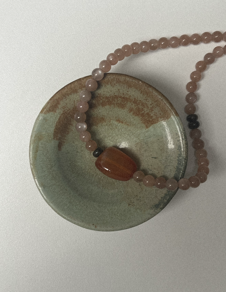 Eirith - Sunstone & Carnelian Necklace